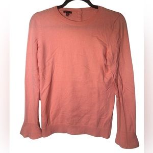 Talbots Pink Sweater with Flare Sleeves